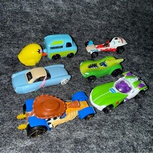 Lot of 6 Disney Pixar Toy Story Dicast Cars Matchbox woody buzz Forky Bo peep